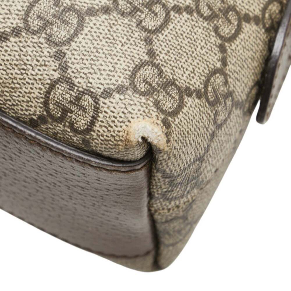 GUCCI Authentic Brown Leather Shoulder Bag - Picture 8 of 15